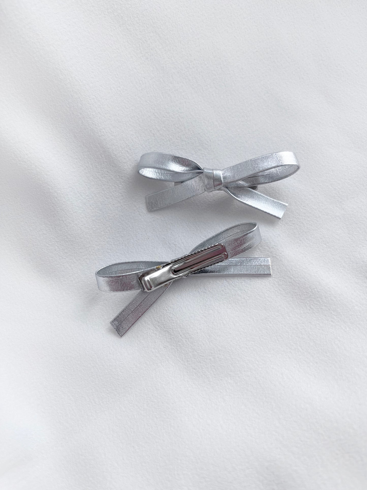 Silver Hairclips(2p)