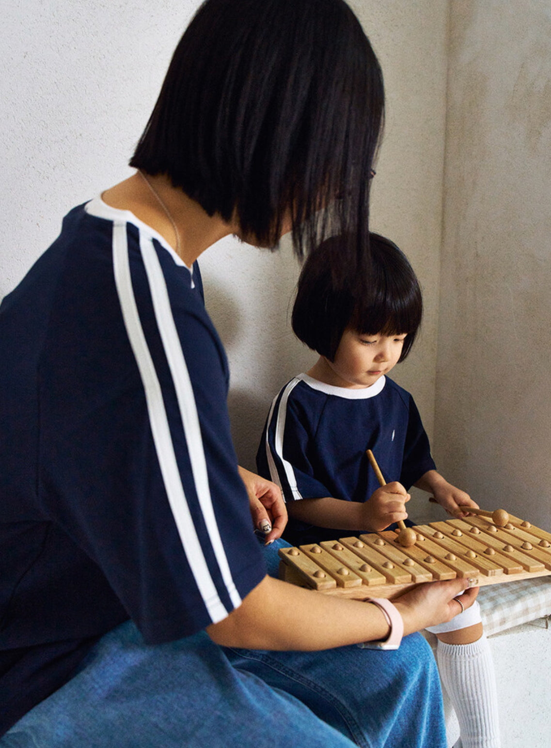 Track Short Sleeve T-shirt with Mommy