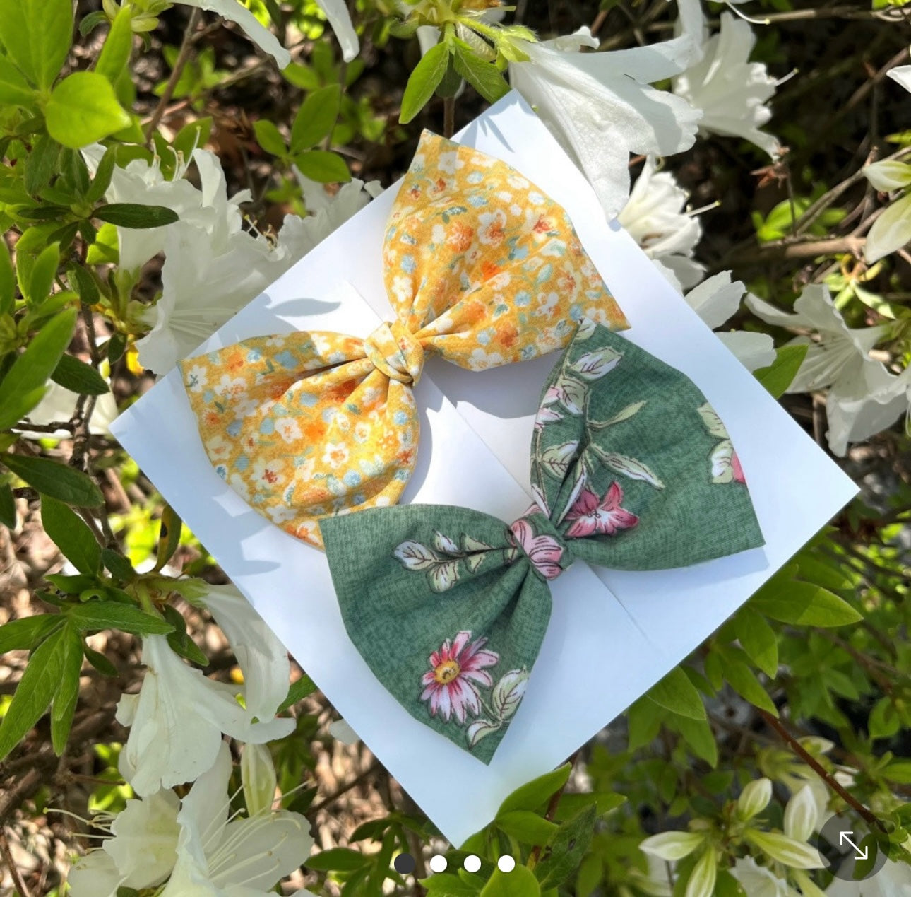 Flower Printing Hairclip(1p)